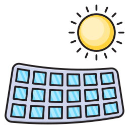 Solar panel icon