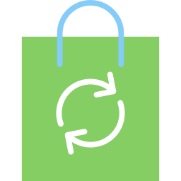 recycelte tasche icon