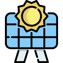 Solar panel icon