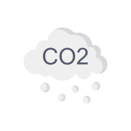 nube di co2 icona