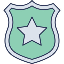 Police badge icon