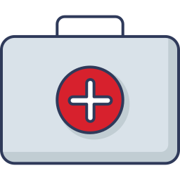 Medical kit icon