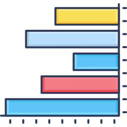 graphique à barres Icône