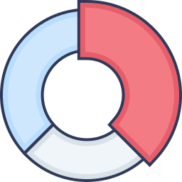 cirkeldiagram icoon