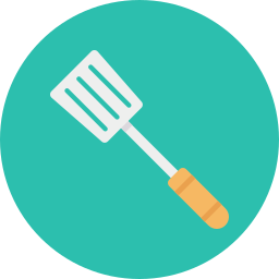 Slotted spoon icon