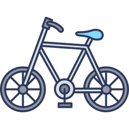 Electric bicycle icon