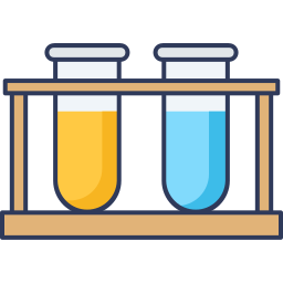 Test tubes icon