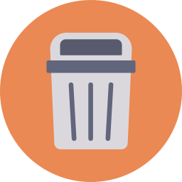 Garbage can icon