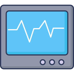 Heart rate monitor icon