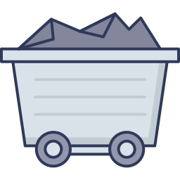 Mine cart icon