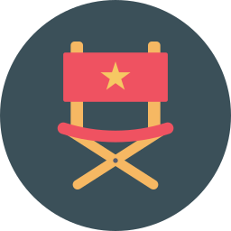 krzesło reżysera ikona