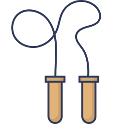 Прыжки со скакалкой иконка