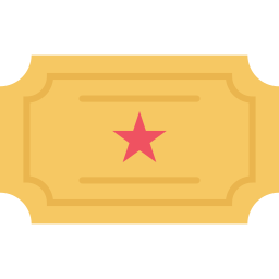 Movie ticket icon