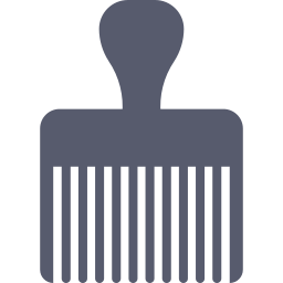 Hair comb icon