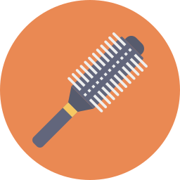 Hair brush icon