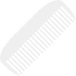 spazzola per capelli icona