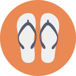 Flip flops icon