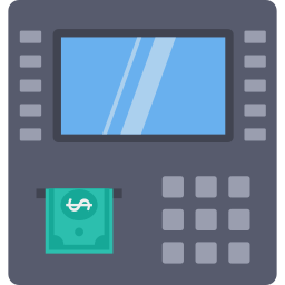 Cash withdrawal icon