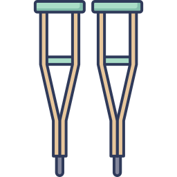 Crutches icon