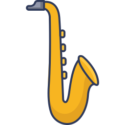 saxofoon icoon