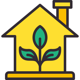 casa verde icono