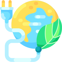 Green energy icon