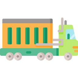 Cargo truck icon