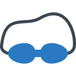 Swimming glasses icon