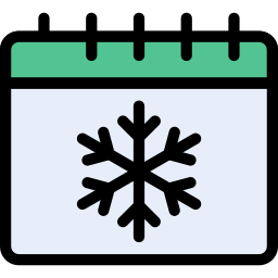 Winter season icon