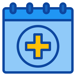 Medical appointment icon