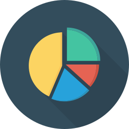 cirkeldiagram icoon