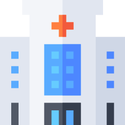 Hospital building icon