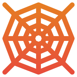 Spider web icon