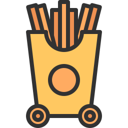 papas fritas icono