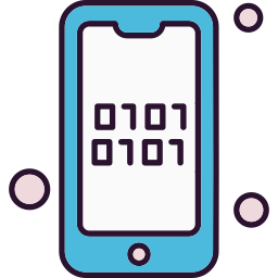 Мобильное кодирование иконка