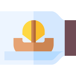 Ship in a bottle icon