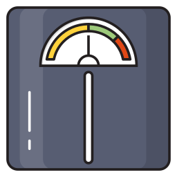 Weight scale icon