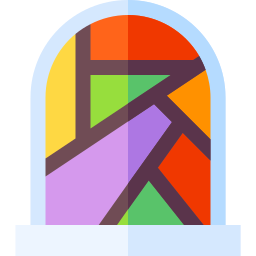 buntglasfenster icon