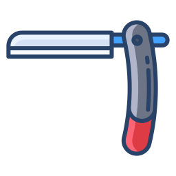 Straight razor icon