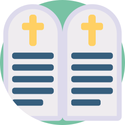 Ten commandments icon