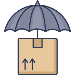 Delivery insurance icon