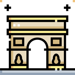 arc de triomphe icoon