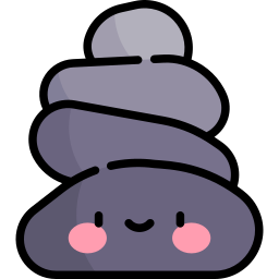 Hot stones icon