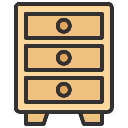 Cabinet drawer icon