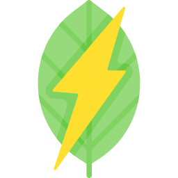 Green energy icon