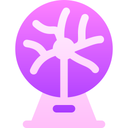 sfera al plasma icona