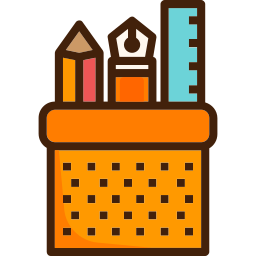 Pencil case icon