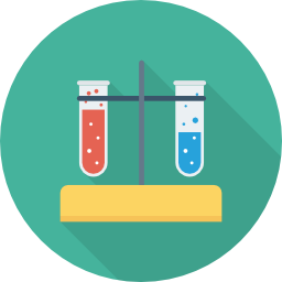 Test tubes icon