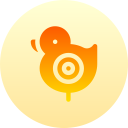 Duck shooting icon