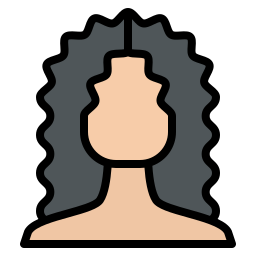 Wavy hair icon